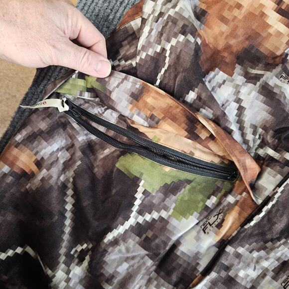 Gander Mountain Jacket XL Mens Large Camo Full Zip Hooded Next FLX Lined Hunting - Picture 13 of 16